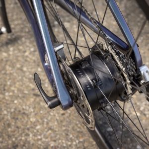 Giant Defy E+ Elite rear integrated hub motor.