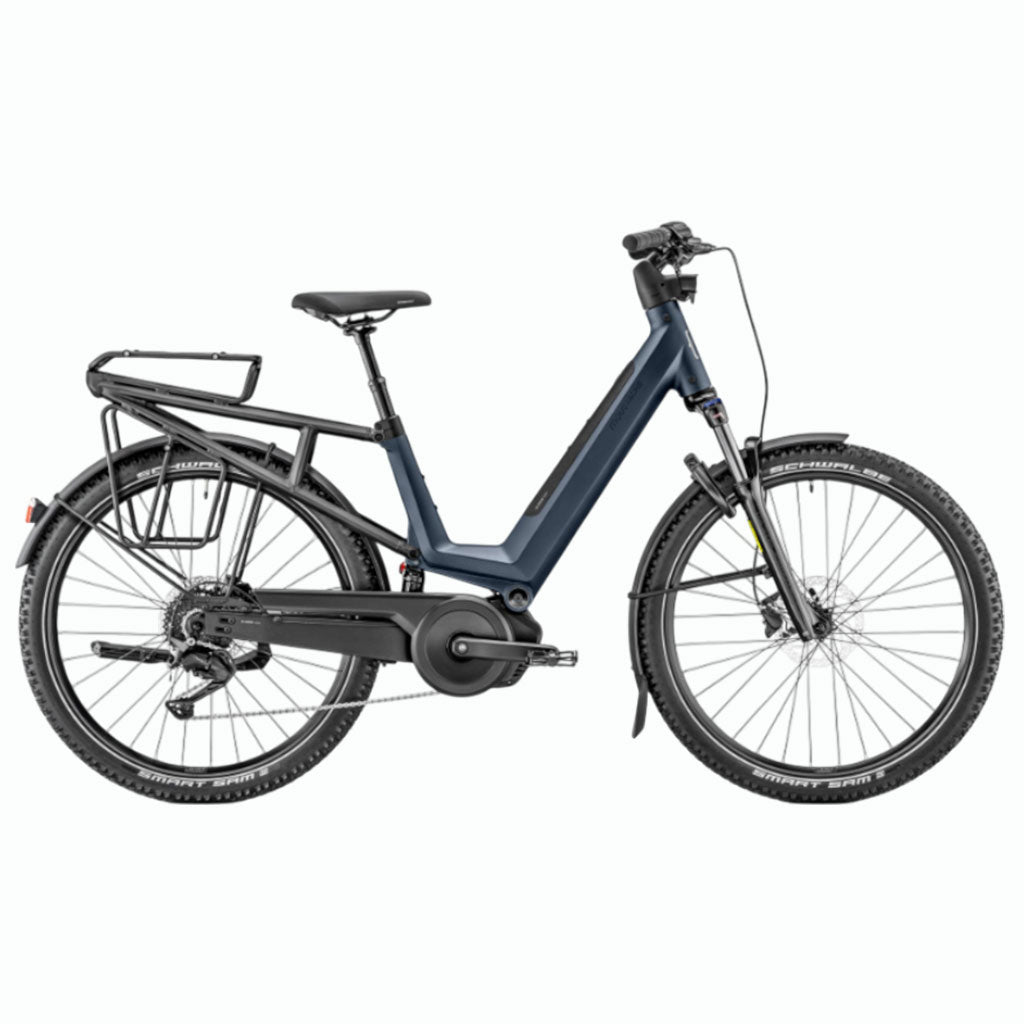 Bicicleta eléctrica de Trekking Moustache Xroad 2 FS Marine Blue Suspended 540Wh 2026