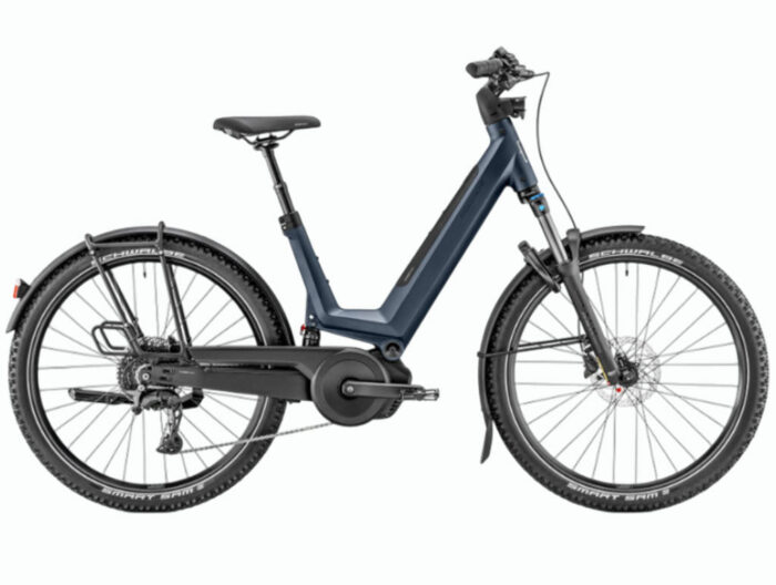 Bicicleta eléctrica de Trekking Moustache Xroad 4 FS Marine Blue Matt Light 2026