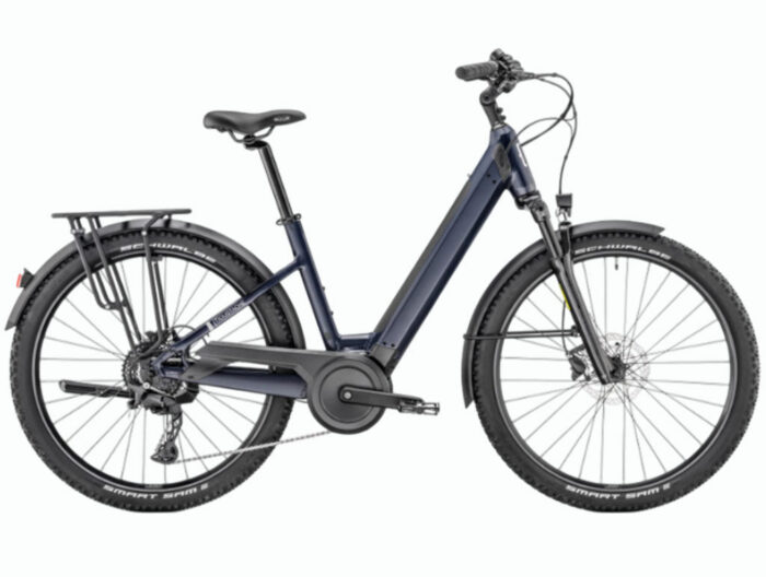 Bicicleta eléctrica de Trekking Moustache Xroad ES Open Dark Blue Matt 500Wh 2026