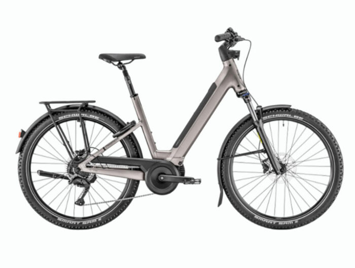 Bicicleta eléctrica de Trekking Moustache Xroad 2 Open Titanium Matt 540Wh 2026