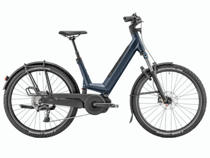 Bicicleta eléctrica de Trekking Moustache Xroad 6 FS Marine Blue Matt Light 600Wh 2026