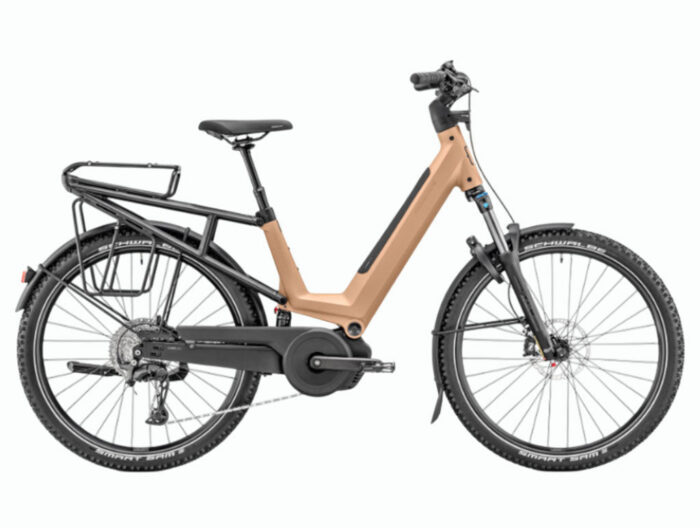 Bicicleta eléctrica de Trekking Moustache Xroad 6 FS Earth Metal Suspended 600Wh 2026