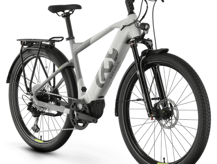 Bicicleta eléctrica Husqvarna Pather 2 Gris - Cuadro cerrado