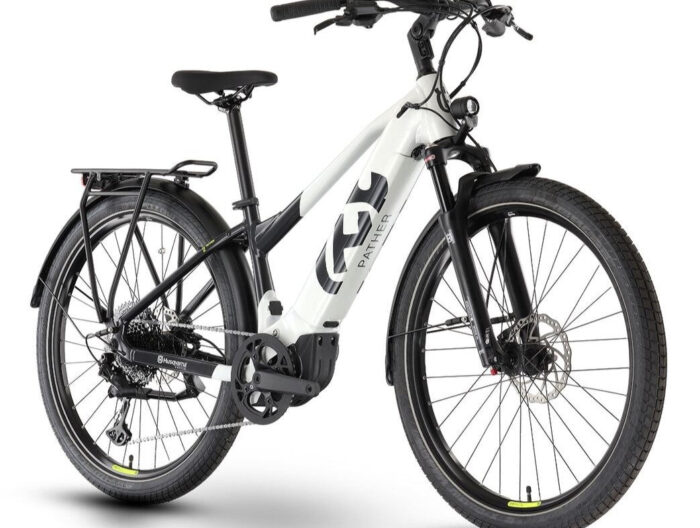 Bicicleta eléctrica Husqvarna Pather 2 Negro - Cuadro semi abierto