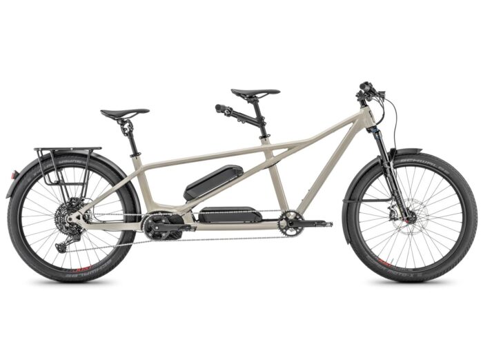 Bicicleta eléctrica de Trekking Moustache TRK Stone Grey Glossy 2026